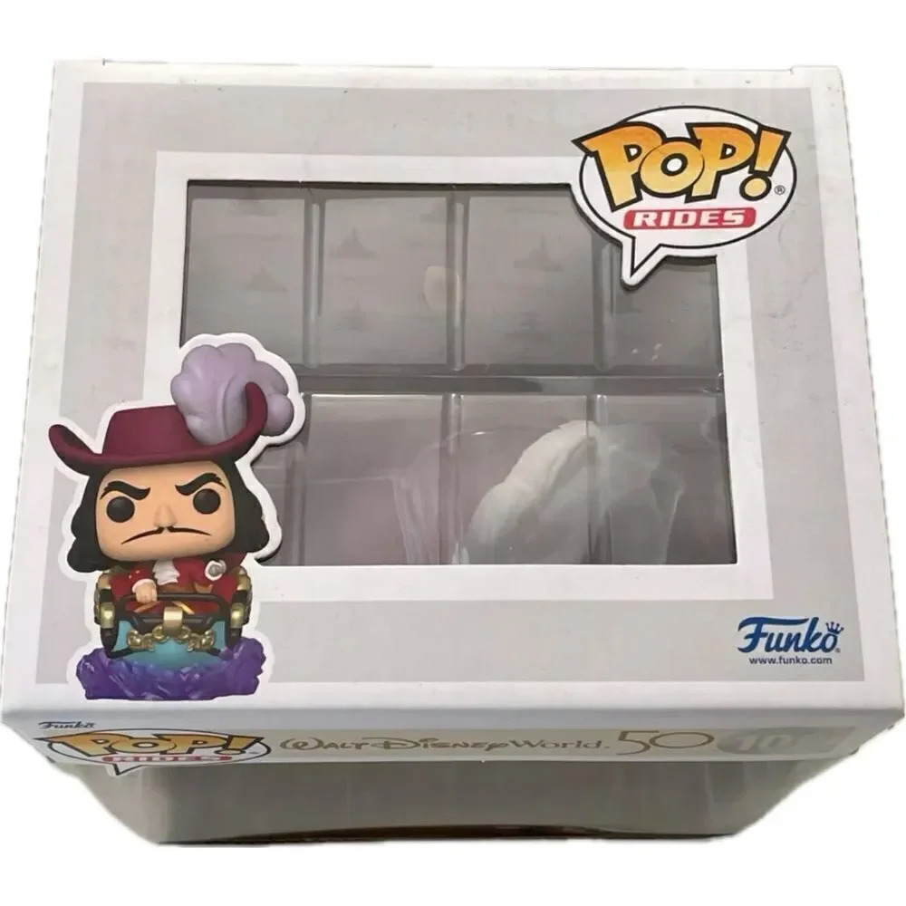 Funko Pop! Rides - Captain Hook #109 at Peter Pan's Flight Attraction WDW50 -NEW